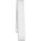 Ekena Millwork Pitch Midway Architectural Grade PVC Gable Pediment, 48"W x 12"H x 1"P (6/12) GPP048X012X100MID - alternate 3